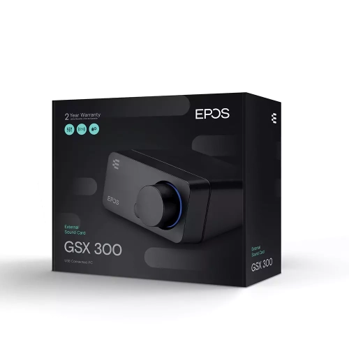 Звуковая карта внешняя EPOS GSX 300, 7.1, Black 3