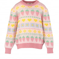 Trendyol Multicolor Patterned Girl Knitwear Sweater TKDAW23KZ00004 Very colorful 3-4 Yaş
