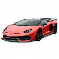 Автотранспорт Lamborghini Aventador SVJ, Красный