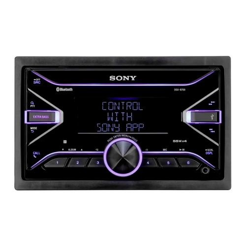 Avtomobil radiosi Sony DSX-B700, qora