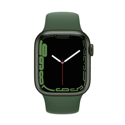 Смарт часы Watch Series 7 GPS 41mm Green Aluminium Case with Sport Band