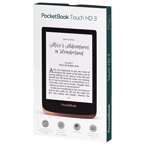 Электронная книга PocketBook 632 Touch HD3, Медный 2