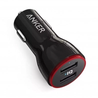 Автомобильное зарядное устройство Anker PowerDrive 2 24W 2-Port Car Charger Черный (A2310H11) 0