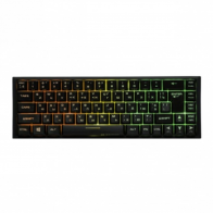 Simsiz o'yin klaviaturasi 2E GAMING KG360 RGB 68key USB Black Ukr