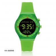 Наручные часы Al-Harameen НА-6506 NB с зеленым ремешком
