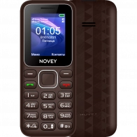 Кнопочный телефон Novey 105 Коричневый