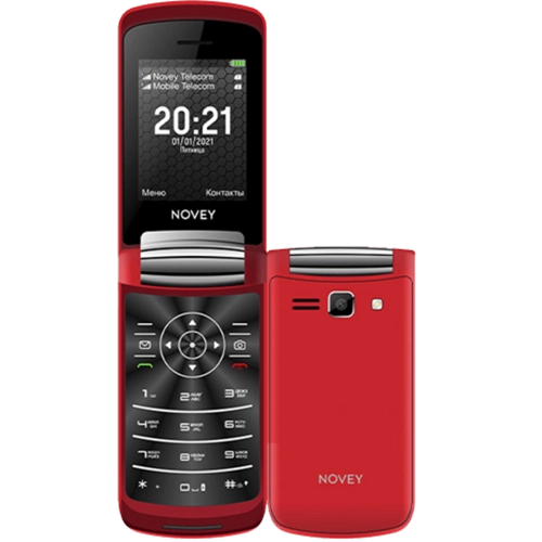 Кнопочный телефон Novey A70R Красный