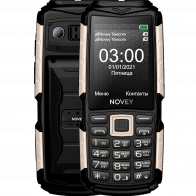 Кнопочный телефон Novey T300 Черный-золотой