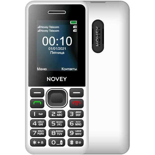 Кнопочный телефон Novey A10 Белый