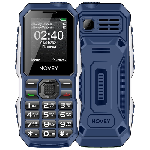 Кнопочный телефон Novey T240 Темно-синий