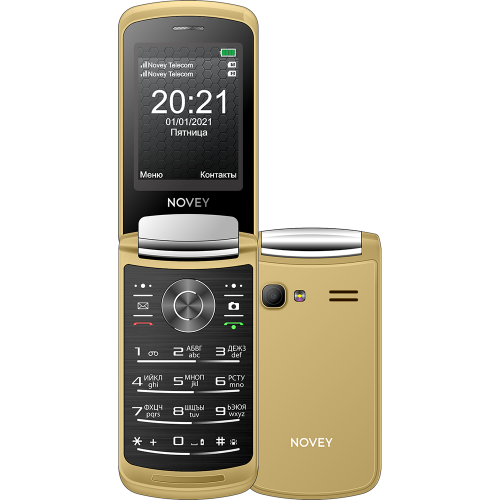 Кнопочный телефон Novey A80R Золотой