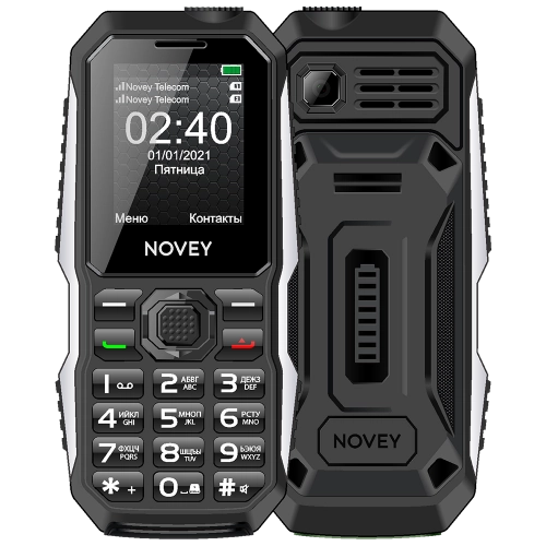 Кнопочный телефон Novey T240 Чёрный