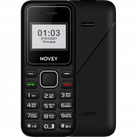 Кнопочный телефон Novey 103 Черный-оранжевый