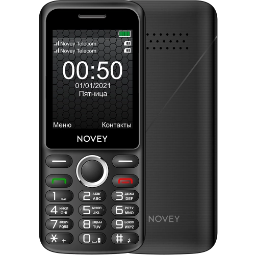 Кнопочный телефон Novey A50 Матовый-черный