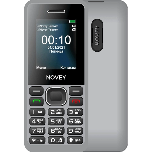 Кнопочный телефон Novey A10 Серый