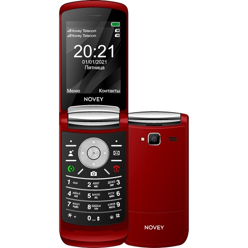 Кнопочный телефон Novey A77 Красный