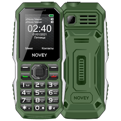 Кнопочный телефон Novey T240i Зеленый
