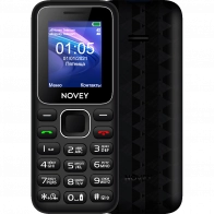 Кнопочный телефон Novey 105 Черный