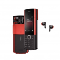 Кнопочный телефон Nokia 5710 XpressAudio с встроенными наушниками TWS Чёрный