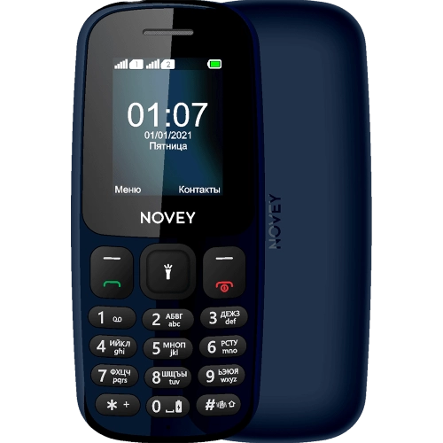 Кнопочный телефон Novey 107 Темно-синий