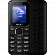 Кнопочный телефон Novey 105 Матовый-черный