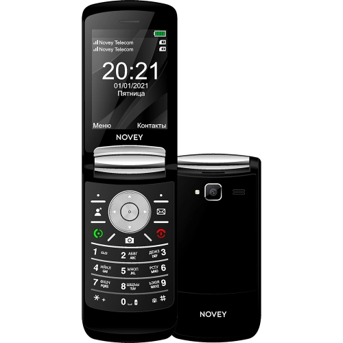 Кнопочный телефон Novey A77 Чёрный