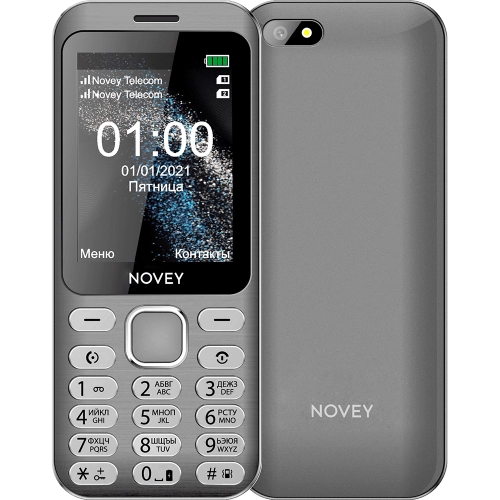 Кнопочный телефон Novey X100 Серый
