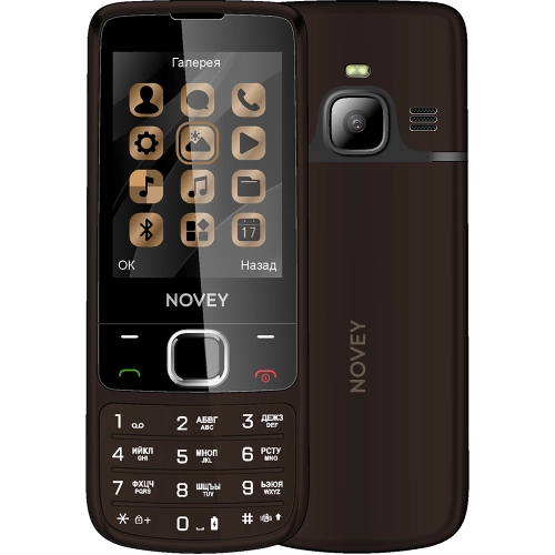 Кнопочный телефон Novey N670 Коричневый