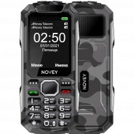 Кнопочный телефон Novey T250 Камуфляж-cеребряный
