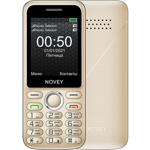 Кнопочный телефон Novey A50 Золотой