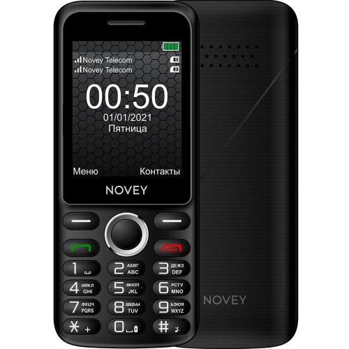 Кнопочный телефон Novey A50 Чёрный