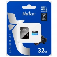 Карта памяти MicroSD Netac 32 Гб P500 (NT02P500STN-032G-R) 1