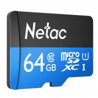 Xotira kartasi  Netac microSD 64 Gb C10  (NT02P500STN-064G-R)
