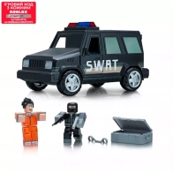 Игровая коллекционная фигурка Jazwares Roblox Feature Vehicle Jailbreak: SWAT Unit W4, набор 2 шт.