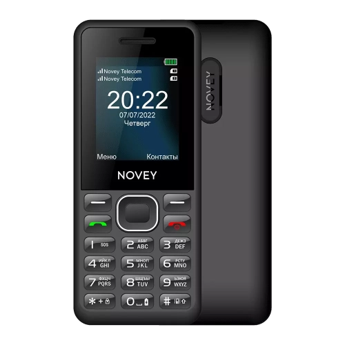 Кнопочный телефон Novey A11C Чёрный