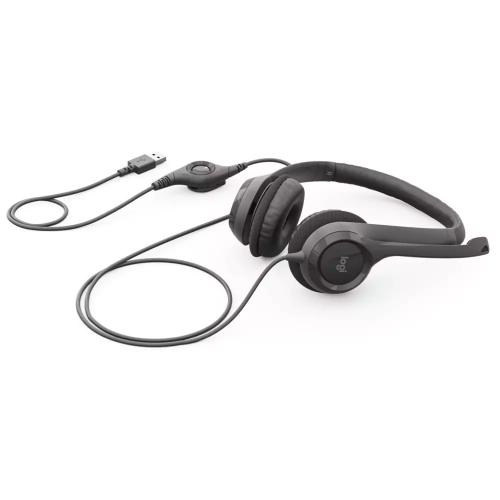 Наушники HEADSET - H390 USB Черный 0