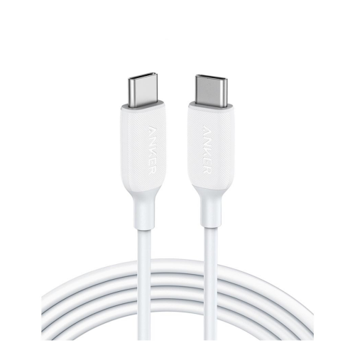 Кабель USB  Anker PowerLine III USB-C to USB-C 2.0 Cable 3ft Белый (A8852H21)