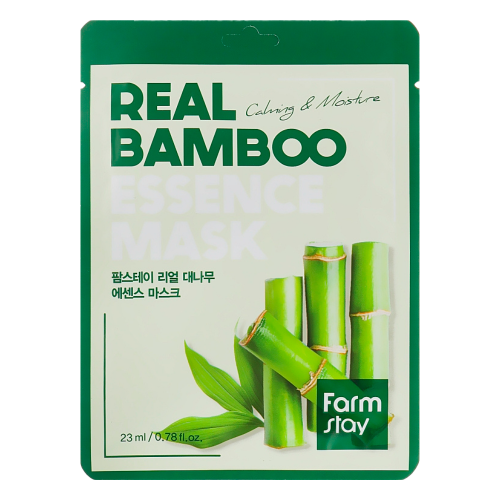 Тканевая маска для лица FarmStay Real Bamboo с экстрактом бамбука
