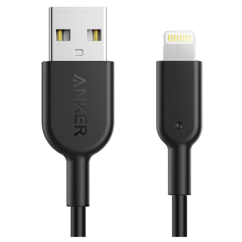 Kabel USB  Anker Powerline II with lightning connector 3ft C89 Qora