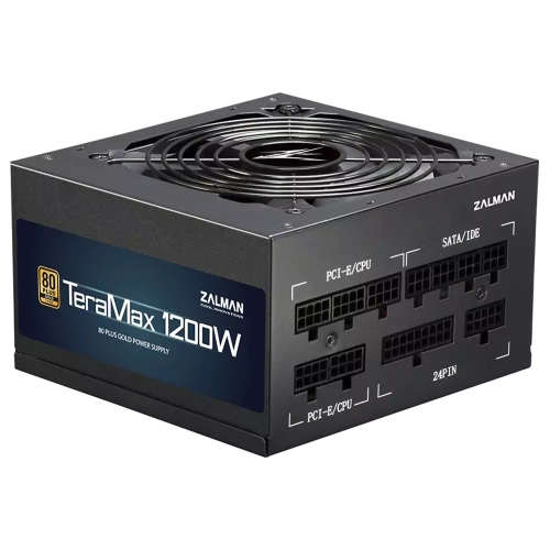 Блок питания Zalman Teramax (1200W) >90%, 80+ Черный