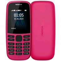 Кнопочный телефон Nokia 105 DS розовый