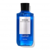 Dush uchun jel Bath and Body Works Signature Men's Collection OCEAN 3-in-1 Hair + Face + Body Wash 295 ml