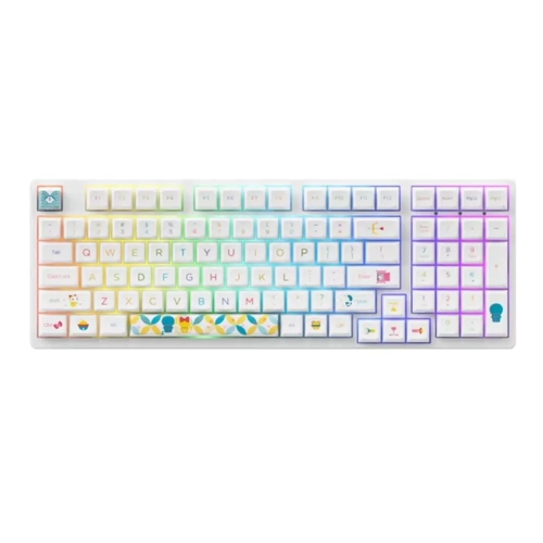 Механическая клавиатура Akko 3098B Doraemon Rainbow CS Jelly Розовый RGB