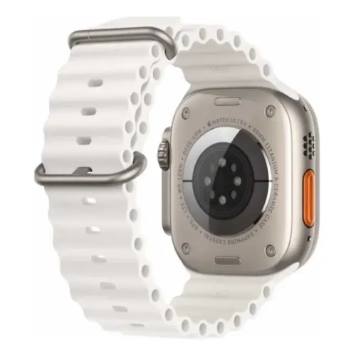 Смарт часы Apple Watch Ultra 49 мм ремешок Ocean белого цвета 0