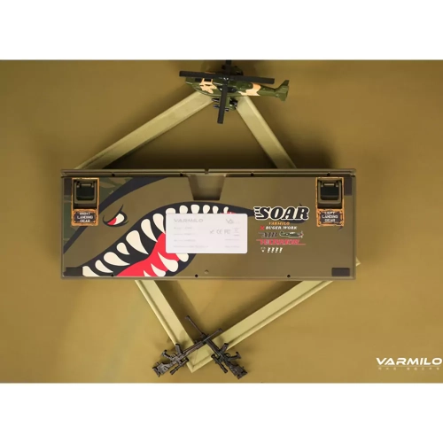 Клавиатура Varmilo VEA87 Warrior-Soar TTC Golden Pink EN 2