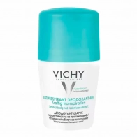 Vichy ortiqcha terlashni tartibga soluvchi 48 soat to'p deodoranti, 50ml