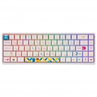 Механическая клавиатура Akko 3068B Doraemon Rainbow CS Jelly Розовый RGB 0