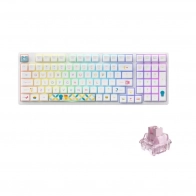 Механическая клавиатура Akko 3098B Doraemon Rainbow CS Jelly Розовый RGB 0