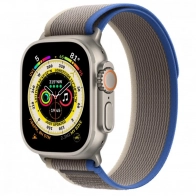 Смарт часы Apple Watch Ultra 49 мм ремешок Trail синего/серого цвета