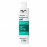 Vichy Dercos yog'li sochlarni tartibga soluvchi shampun, 200ml 